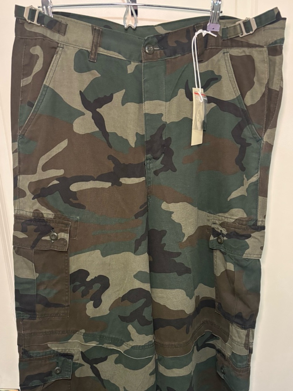 Men's Camo Cargo Pants - Green Woodland